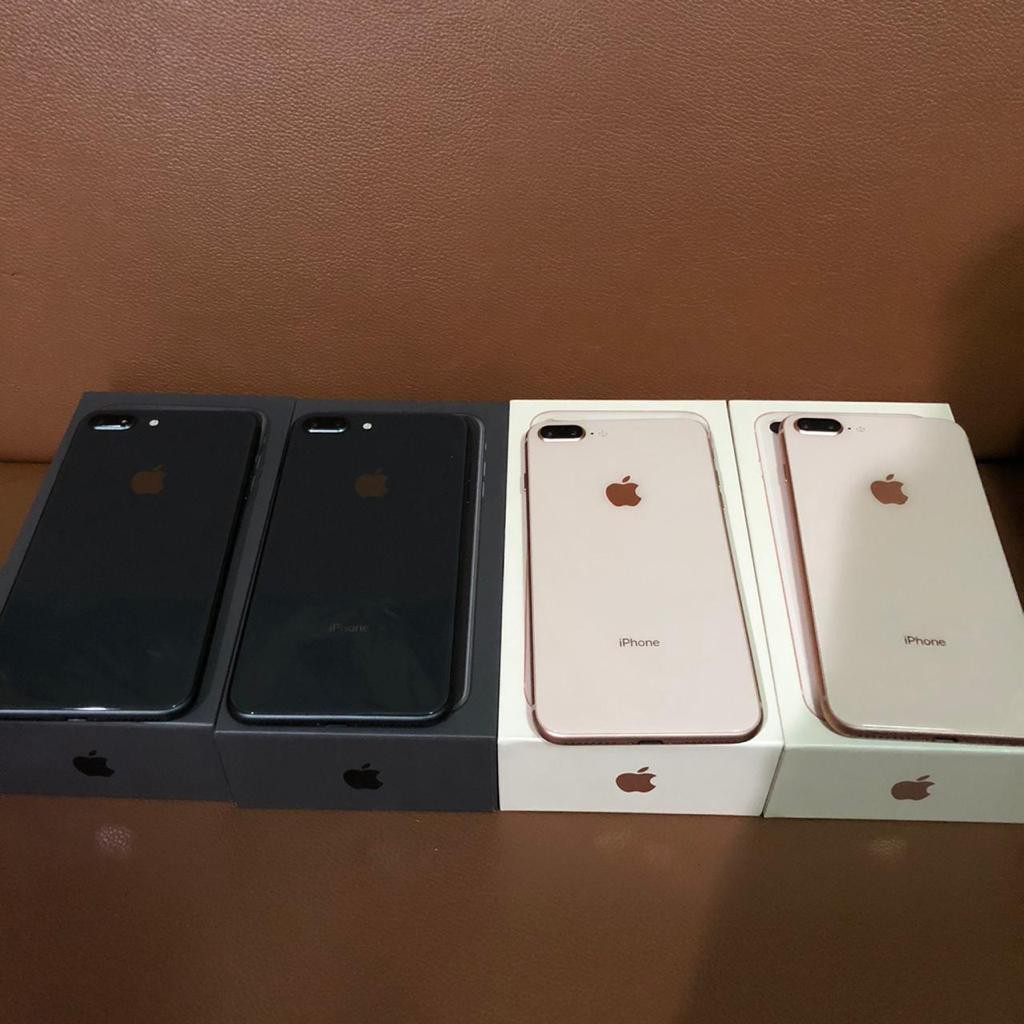 iPhone 8 Plus 256GB/64GB Second Bekas Fulset MULUS Apple 8+ 64/256 EX Inter Gold Red Silver Gray