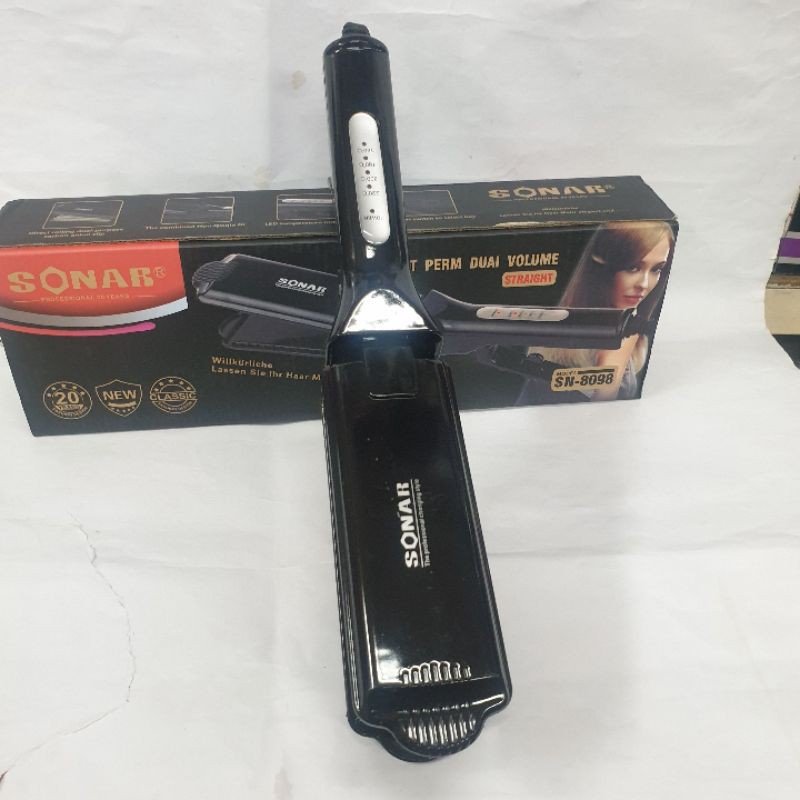 Alat Catok SONAR SN-8098 Catokan Rambut Suhu REBONDING Lurus Straight Hair Murah Berkualitas