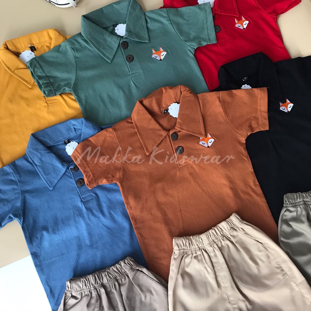 SETELAN BAJU ANAK POLO PREMIUM (1-10 TAHUN)