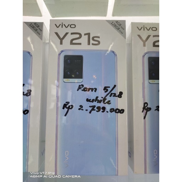 vivo y21s ram 5/128 garansi resmi 1 tahun