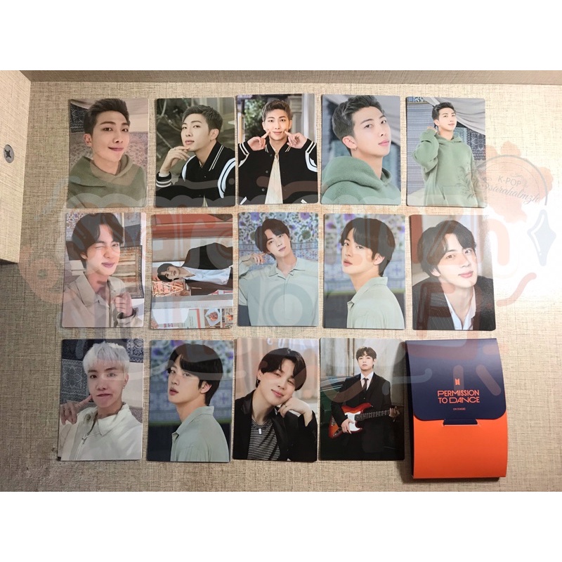 BTS Permission To Dance On Stage MD in Seoul PTD - Mini Photocard set spc mpc ji rm v jhope jimin