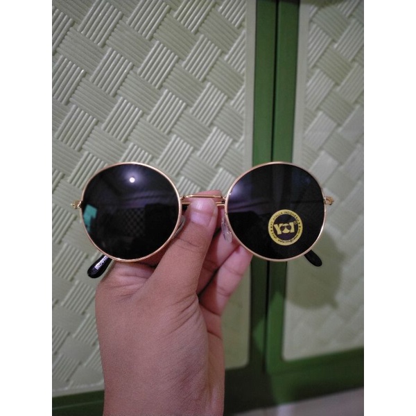 Kacamata bulat boboho hitam