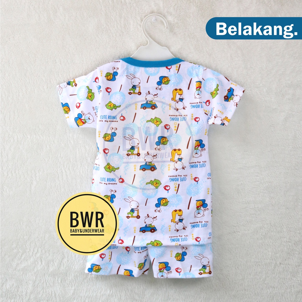 Setelan Zwit BB KAOS PENDEK MOTIF Random / Setelan Anak Bayi Unisex Kaos Celana Pendek | Bwr | MOTIF