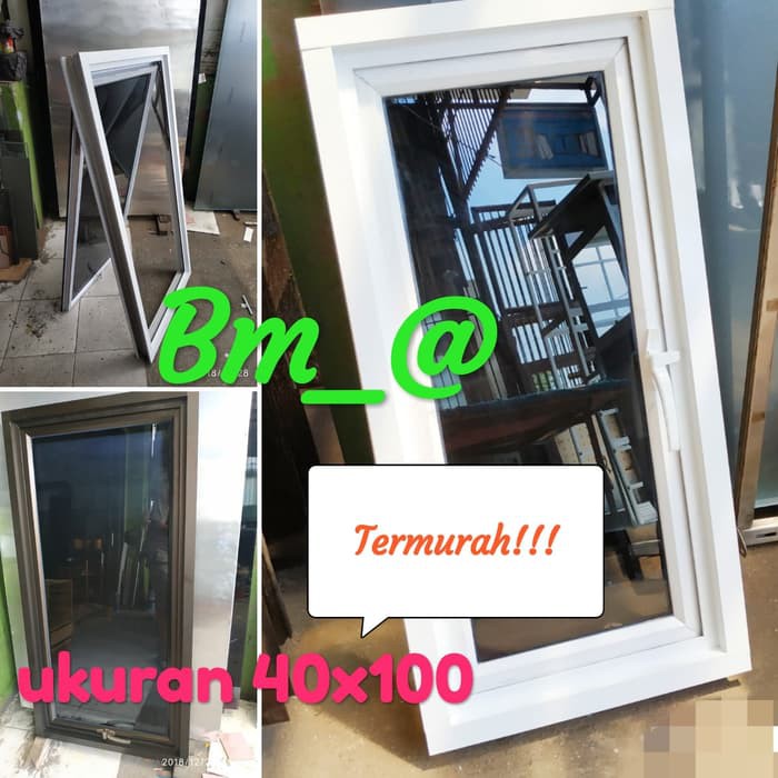Jendela Aluminium 40x100 Bovenli Casement Murah Promo Indonesia