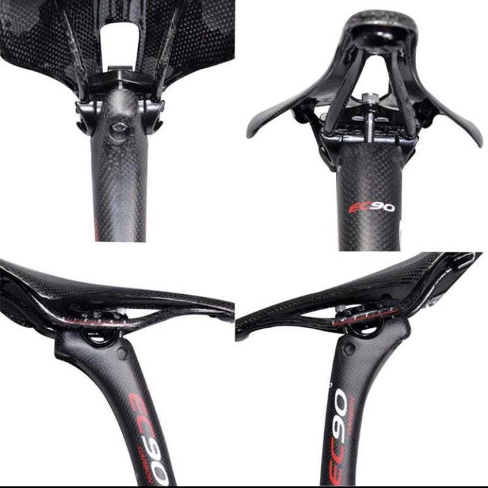 Seatpost Sepeda EC90 Full karbon 31,6x400mm