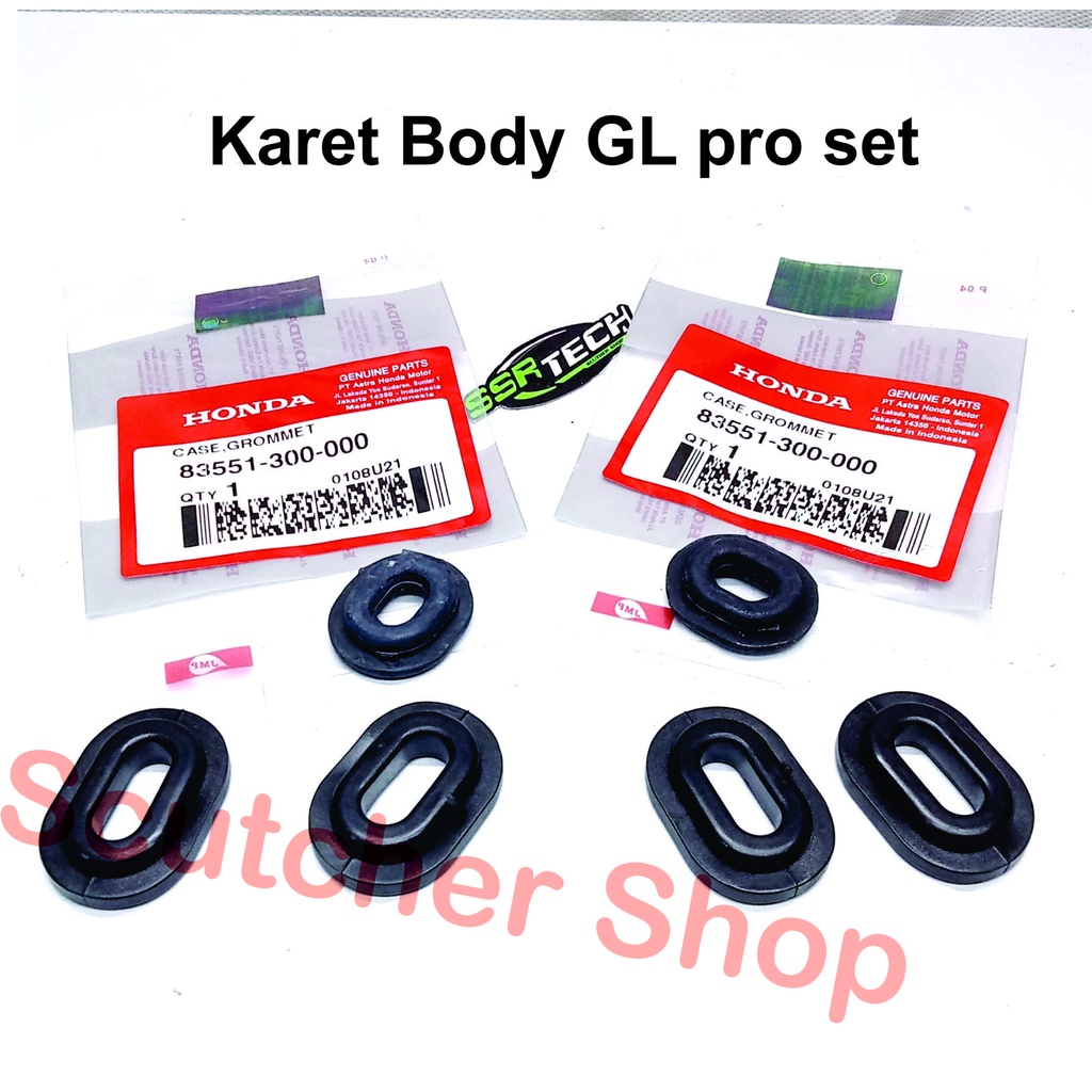 Karet Body-Bodi Tutup Aki-Dop- Accu-Grommet GL Pro-100 &amp; Mega Pro-Megapro &amp; CB 100 1 Set