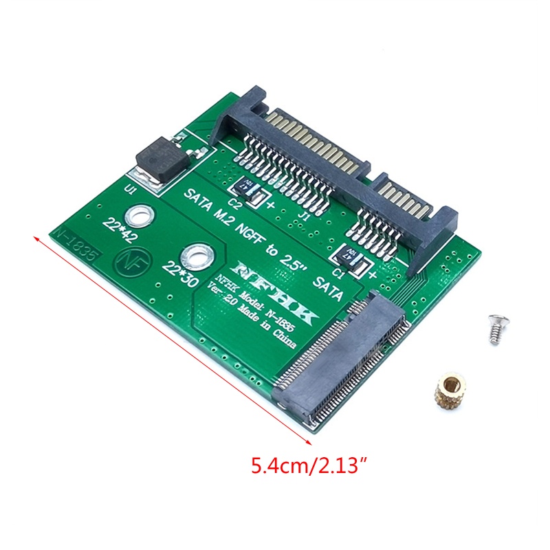 Btsg for M.2 NGFF SSD to 2.5 &quot;III Enclosure Drive Adapter Untuk2242