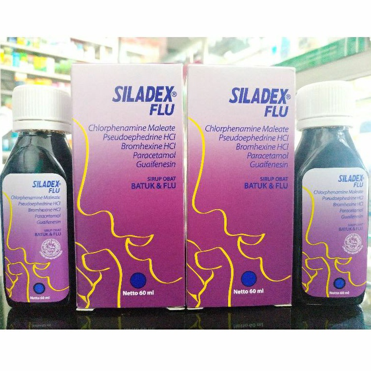 SILADEX FLU SYR 60 ML