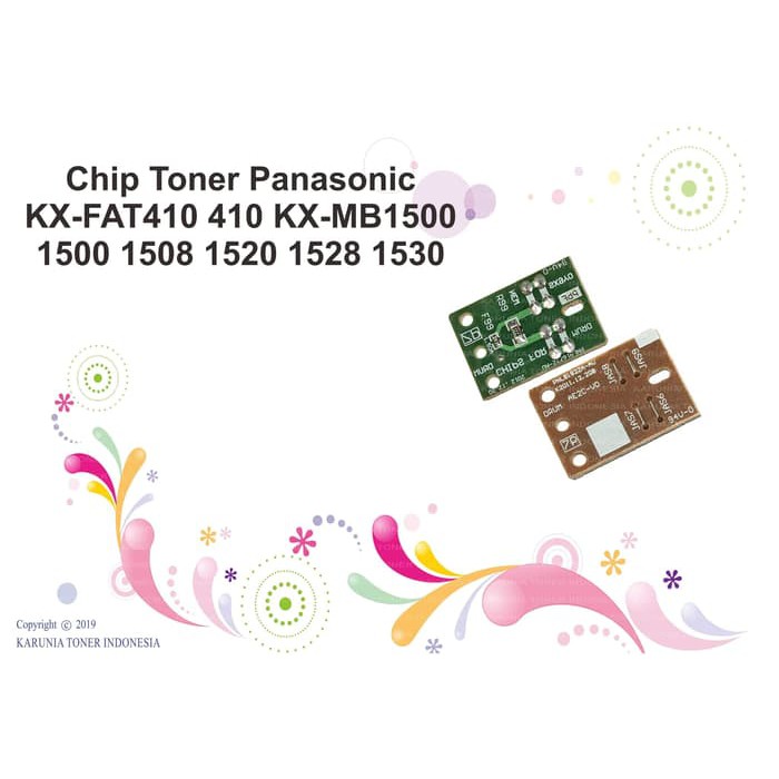 Chip Toner KX FAT410 410 KX MB1500 1500 1508 1520 1528 1530