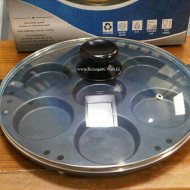 Galaxy super pan cake 7 holes /cetakan martabak mini / kue lumpur