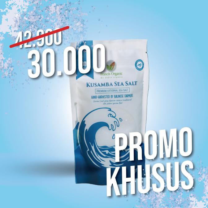 

Cuci Gudang Awal Tahun Balinese Artisinal Sea Salt / Garam Bali Alami 500gr - Francis Organic Big