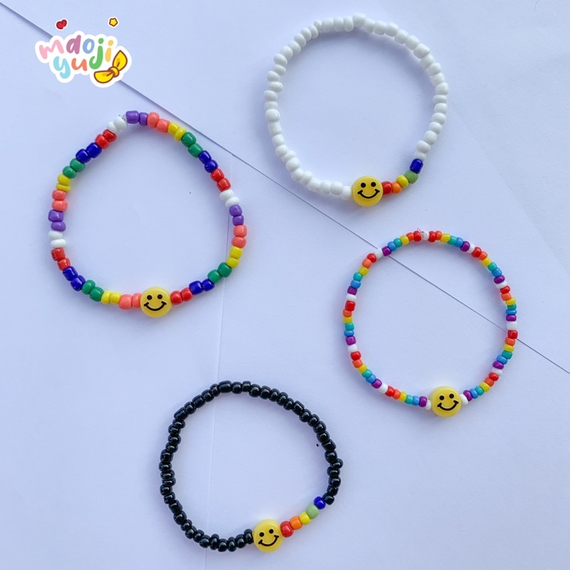 Smiley Bracelet Maojiyu - Inspired by Mino Winner | Gelang Mino Winner