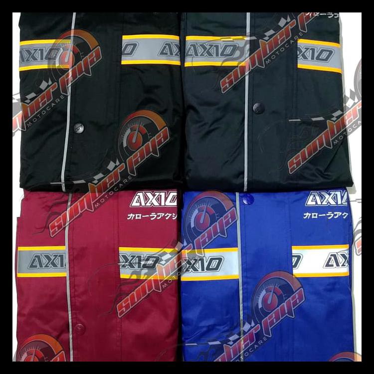 paling murah Jas Hujan AXIO Europe Original - Merah, L terbaik