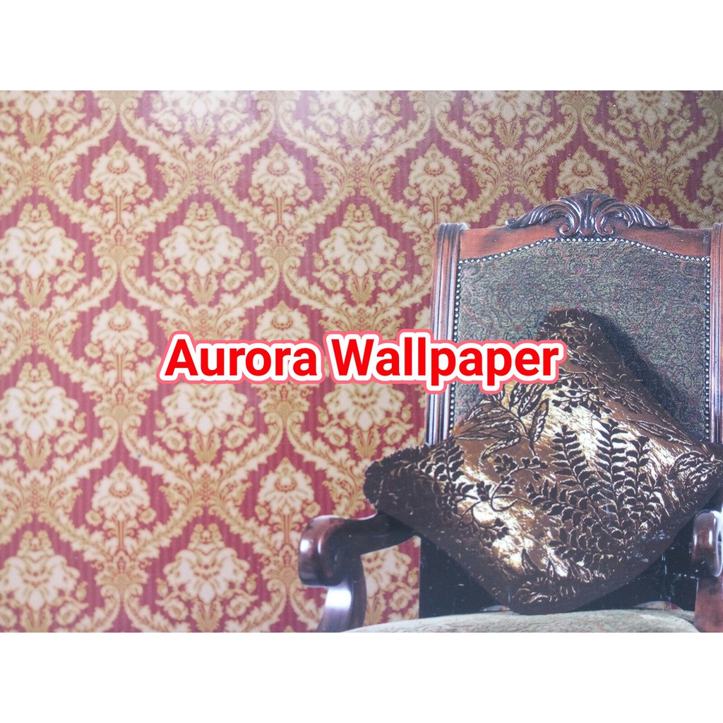 Wallpaper Dinding Motif Batik Klassik Shopee Indonesia