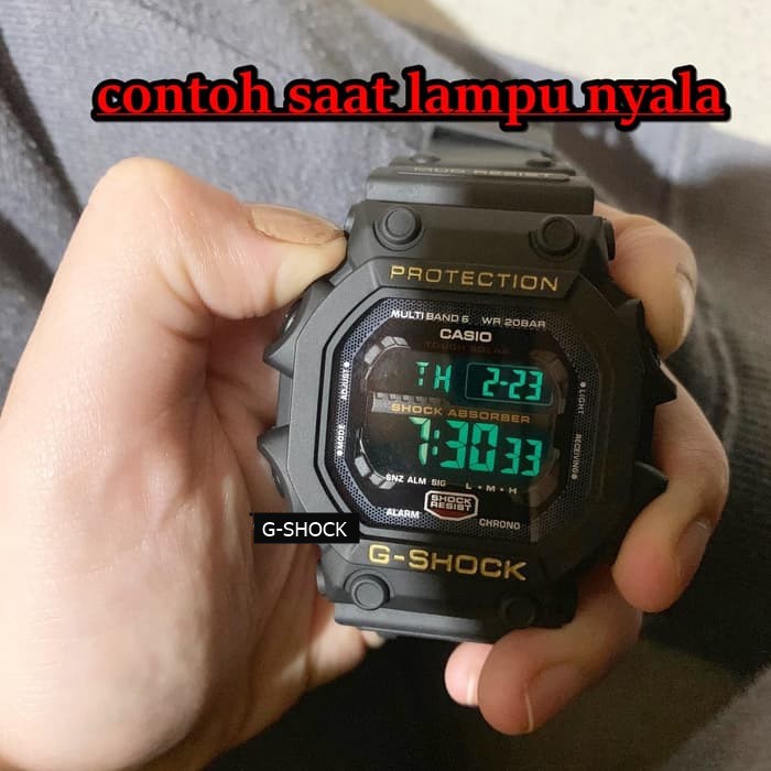 JAM TANGAN PRIA G-SHOCK CASIO GX-56 HITAM LIS GOLD