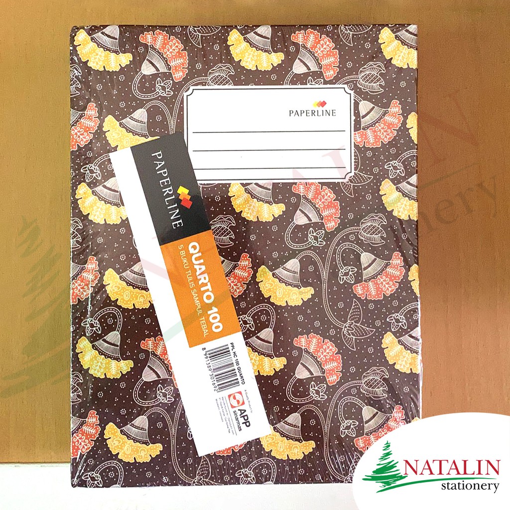 

BUKU KWARTO 100 < Q100 > HARD COVER PAPERLINE