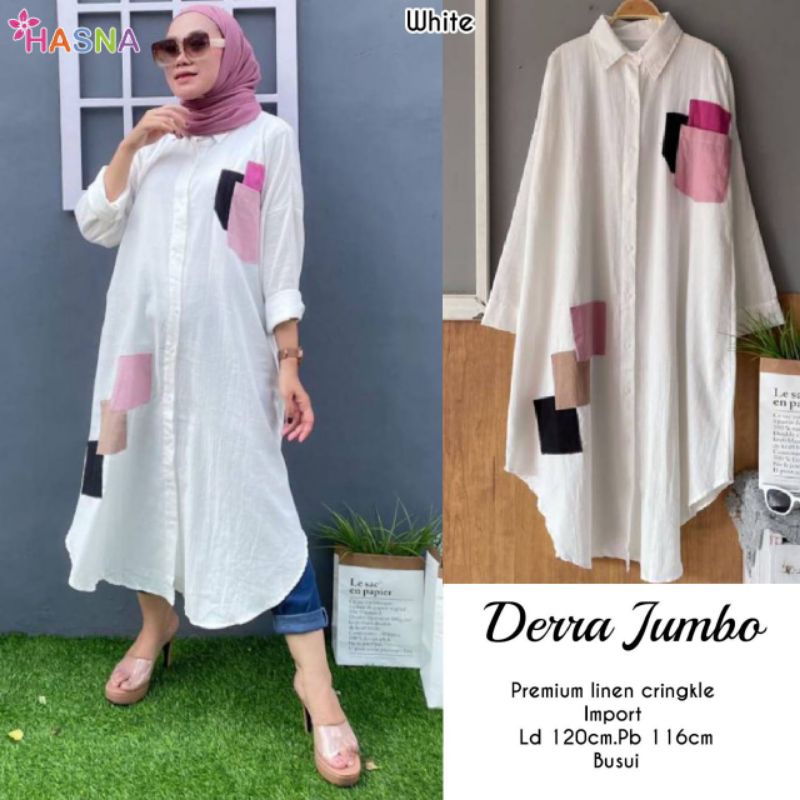 DERRA JUMBO MIDI DRESS BY HASNA