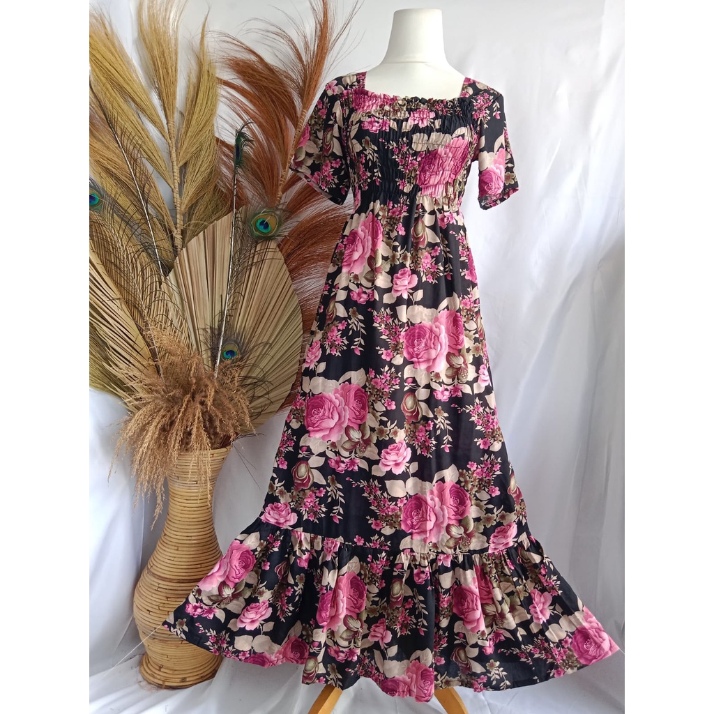 VANESSA REMPEL/ DASTER KERUT DADA REMPEL / DASTER SMOK-BMB HITAM