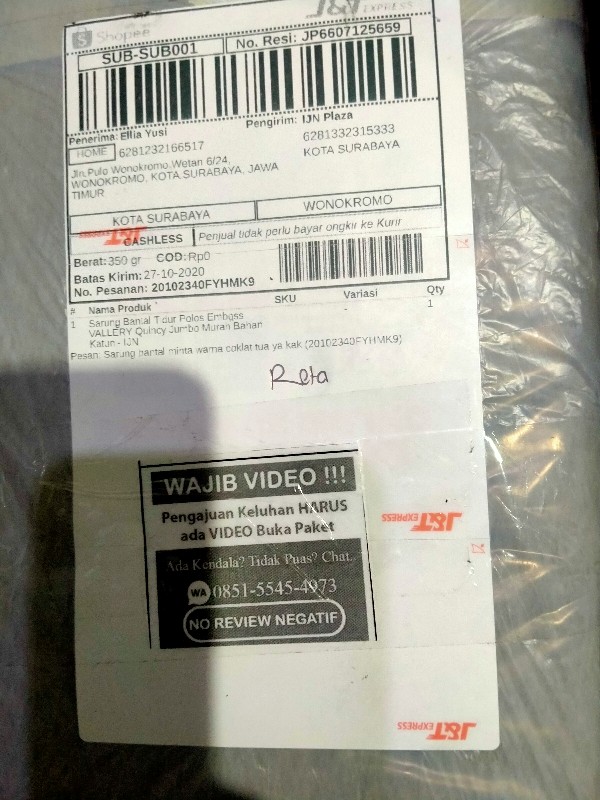 Sarung Bantal Tidur Polos Emboss Vallery Quincy Jumbo Murah Bahan Katun - Ijn