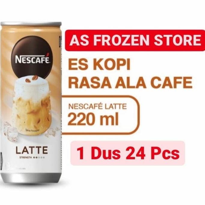 

Nescafe Kaleng Latte 220ml / Nescafe Can Latte 220ml 1 Dus 24 Pcs