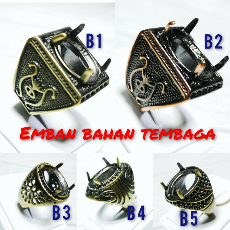Cincin Emban Ring Cincin Untuk Batu akik&permata