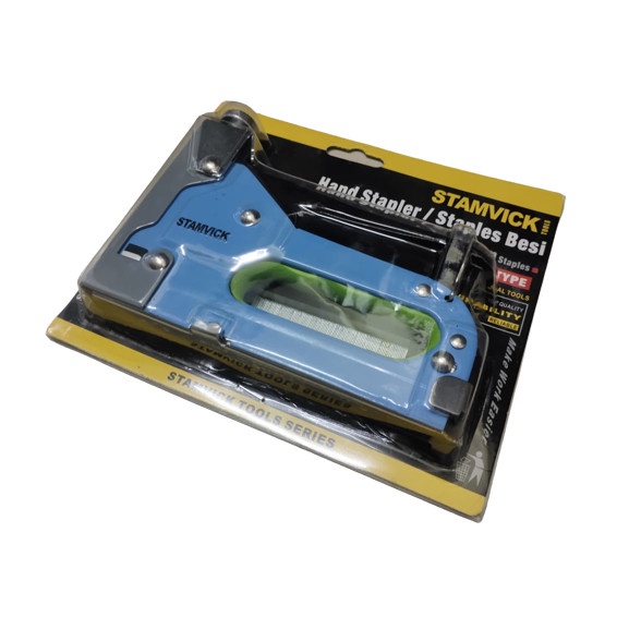 aneka-Staples Gun Tacker Stamvick 3 in 1 / Staple Jok Tembak Hekter 3 Way