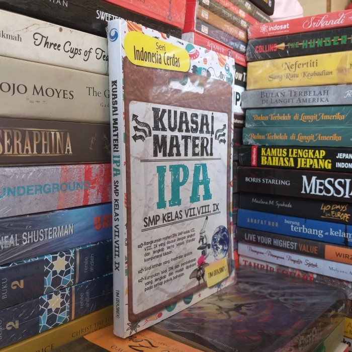 buke seri Indonesia Cerdas KUASAI MATERI IPA SMP kelas 4-6