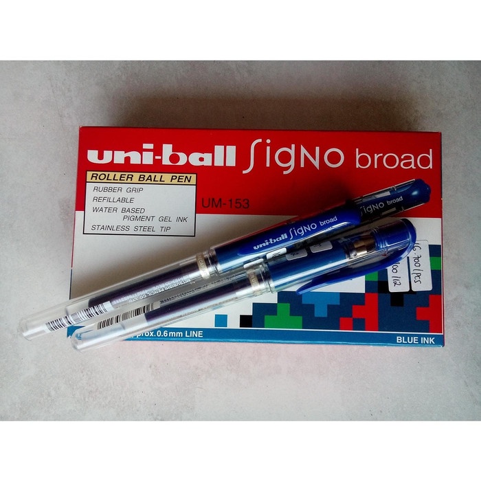 

Pulpen Uniball Signo Broad (Hitam/Biru) (per Lusin) - Hitam promo