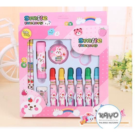 

☉ Alat tulis Set, Set alat tulis box, paket alat tulis, souvenir sekolah ✬