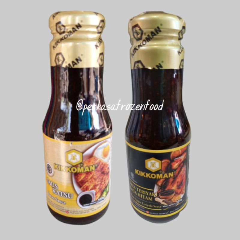 

Kikkoman saus katsu & Kikkoman saus teriyaki lada hitam