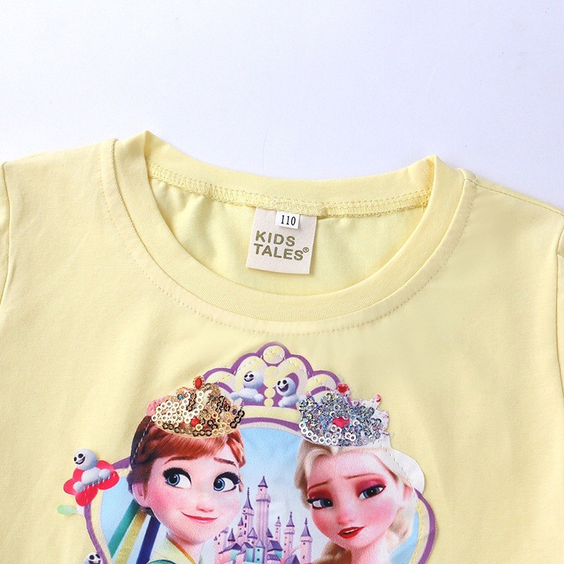 Kaos Anak Lengan Pendek | Kaos Frozen | T- Shirt Girl