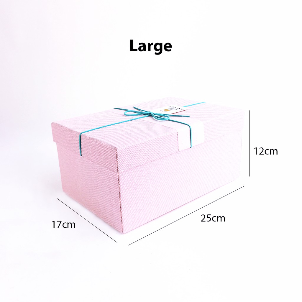 

CINDY Kotak Kado - Box Hampers Gift Box - Bungkus Kado I Have a Dream Segi Panjang - CFB0920