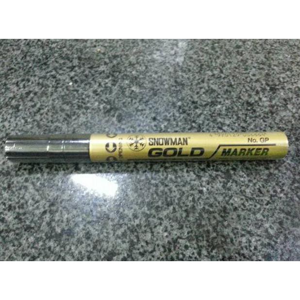 

SNOWMAN SPIDOL MARKER PERMANENT GOLD / SPIDOL EMAS DISKON