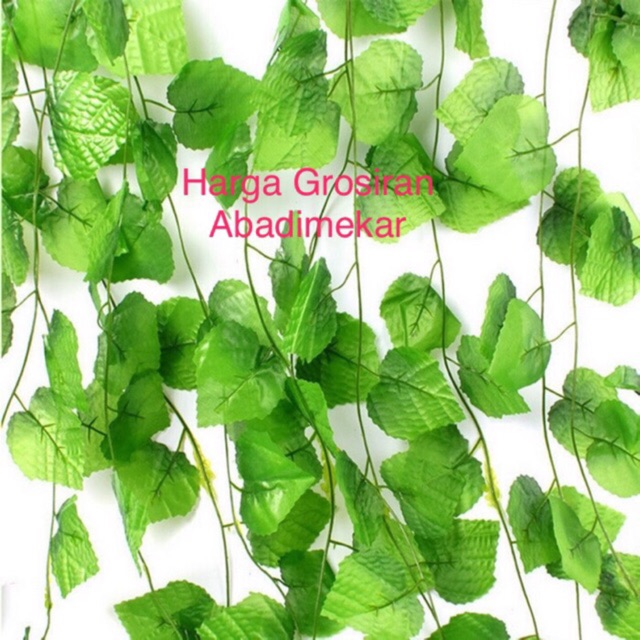 Daun rambat/aun Artifical / Daun Plastik /Daun merambat/Daun anggur/D-23 /1lusin