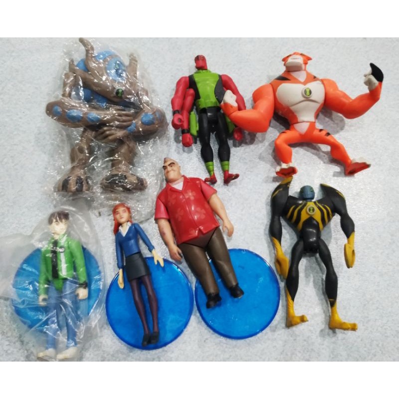 1 SET Figure Ben 10 isi 7pcs : Boneka Ben10  / Figurine Ben10/ Mainan Ben 10 / Hiasan Kue / Cake Top