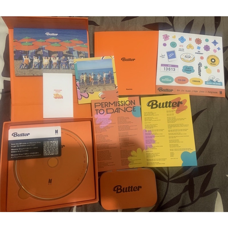 BTS BUTTER PEACH VER (min PC)