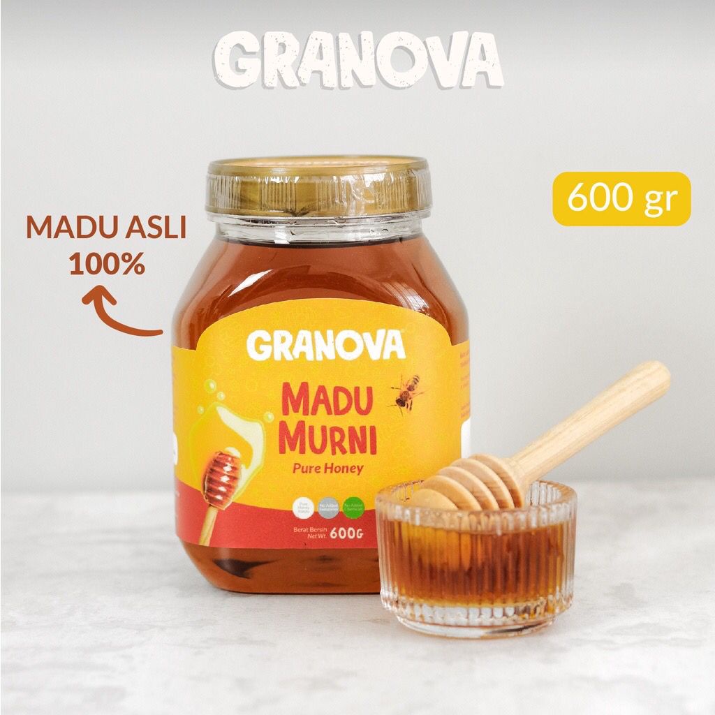 

Madu Asli 100% - Madu Murni Randu Granova 600 gram - Sehat, Natural (100% Pure Honey)