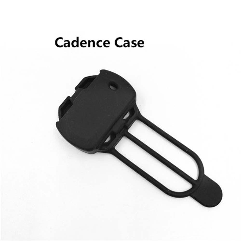 Lanfy Cover Pelindung Sensor Irama Sepeda Hitam Sensor Irama Untuk Garmin Silikon Speed Cadence Pelindung Case