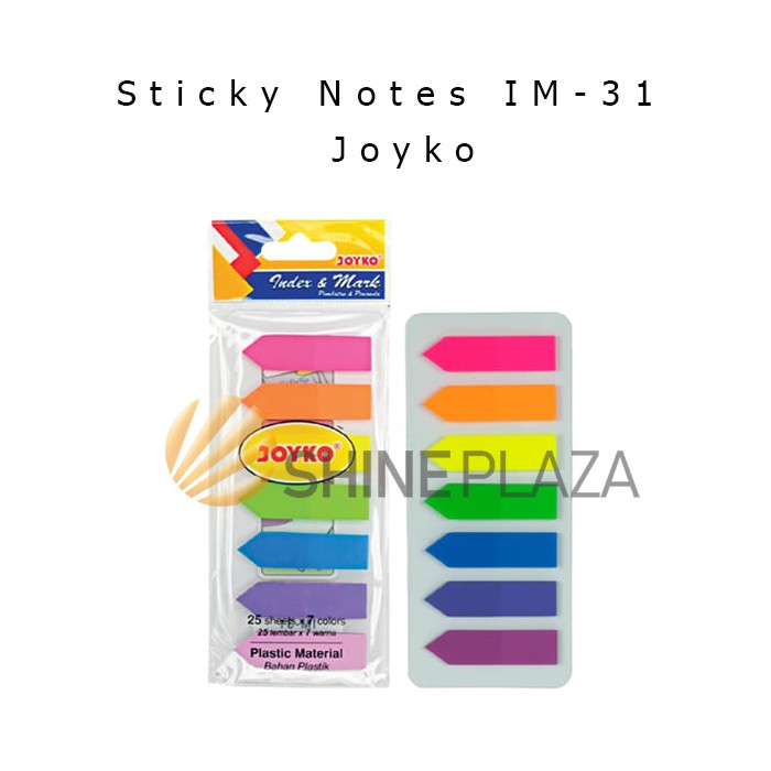 

Langsung Order Memo Sticky Notes Joyko IM-31 Berkualitas