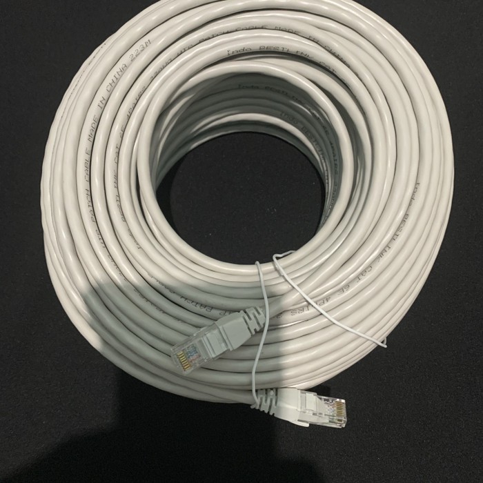 Kabel UTP / LAN Cat6 50Meter siap pakai up to 1Gbps 50m - 50 meter