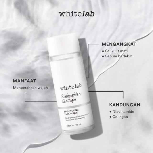 WHITELAB NIACINAMIDE + COLLAGEN BRIGHTENING TONER 100ml