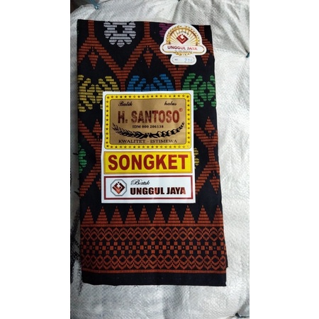 Sarung batik Songket H.Santoso