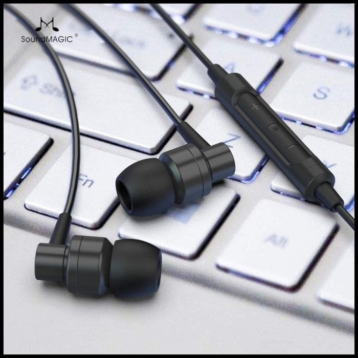 SoundMAGIC ES30C In Ear Headphone Handsfree Microphone Earphone with Mic Headset Earbuds In-Ear Earpiece Stereo Earphones Garansi Resmi 1 Tahun