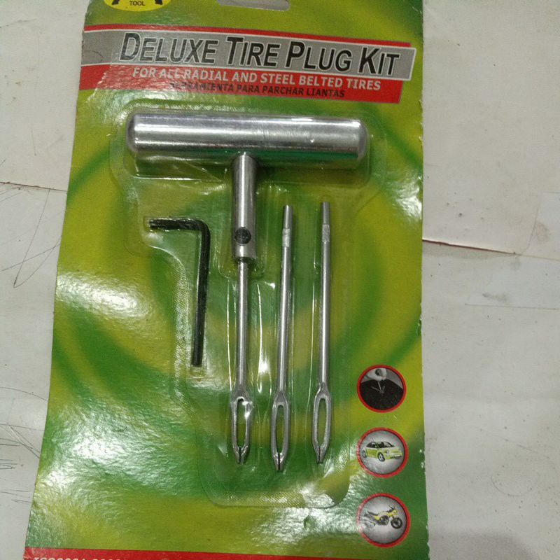 Alat Tambal Ban Besi Tubles Tubeless Ban Motor Mobil Sepeda