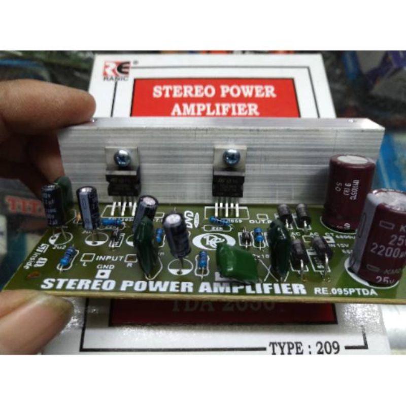 Kit power tda2030 tda 2030 stereo ( 209 )