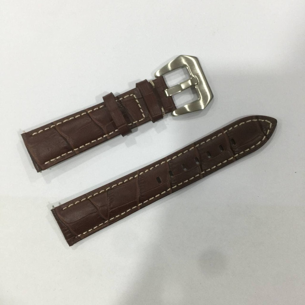 Strap Leather Synthetic 20mm Strap Kulit CROCODILE