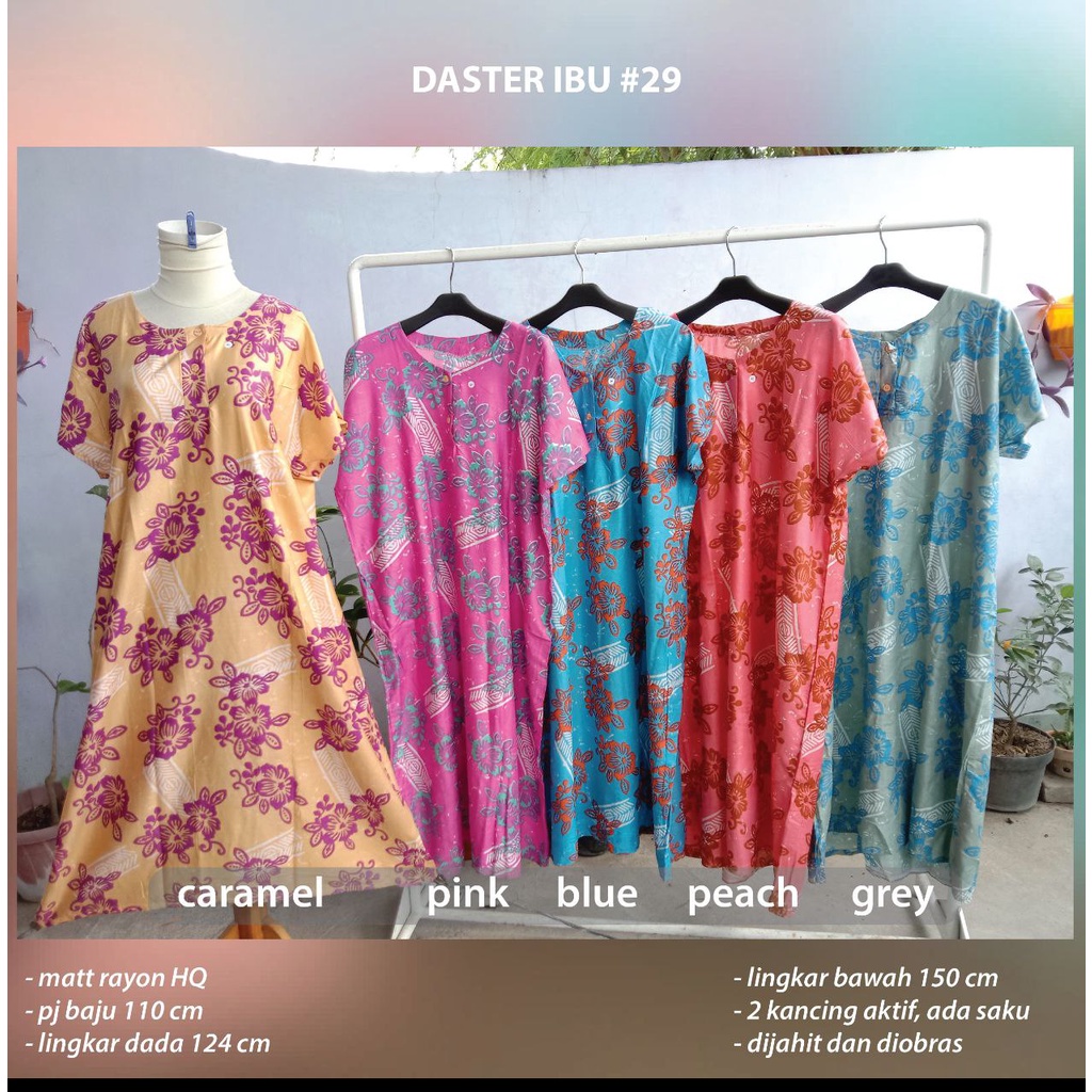 Baju Daster Jumbo Murah Daster Pekalongan Daster Ibu Ibu Daster Rayon Daster Murah Daster Kekinian D