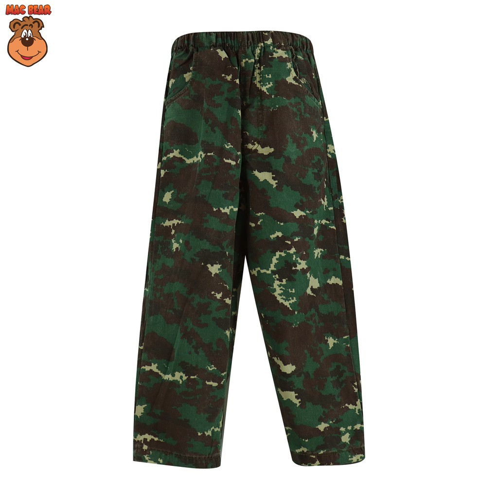 MacBear Celana Panjang Anak Laki laki Army Motif Kotak 6 MacBear Celana Panjang Anak Laki laki Army Motif Kotak 6