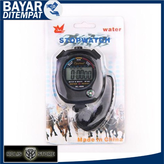 STOPWATCH ANYTIME XL-009 XL 009 PENGHITUNG WAKTU SPORT KOMPAS TIMER