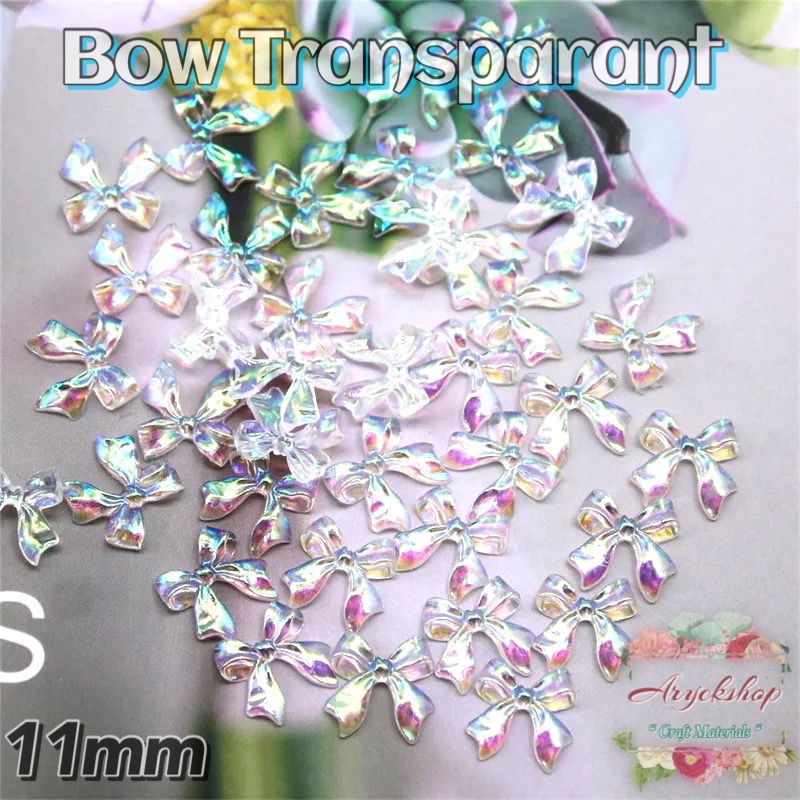 PITA TRANSPARANT NAILART HIASAN TASBIH DIGITAL SWAROVSKI AKSESORIS BAHAN